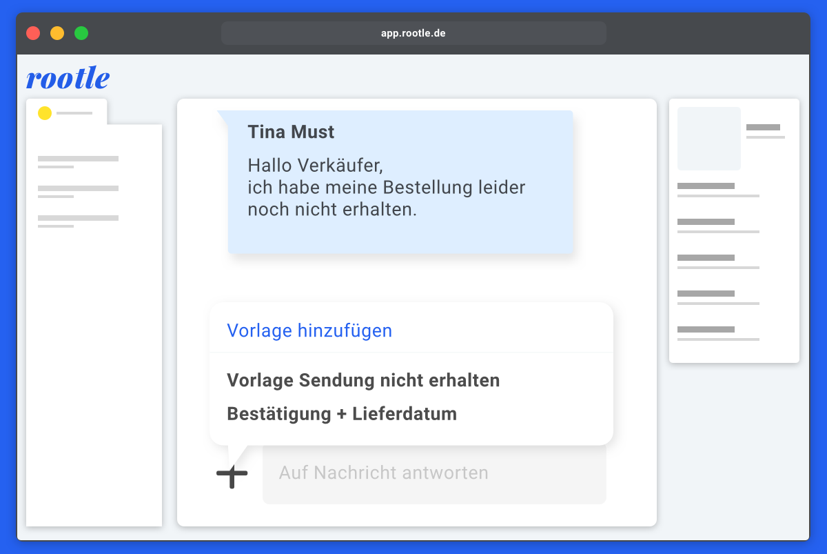 Nachrichtenvorlagen erstellen und bearbeiten